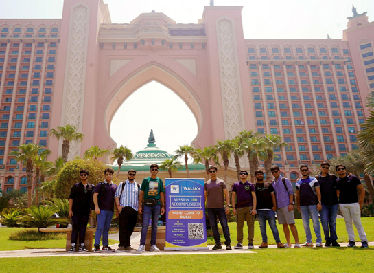 Walia’s Academy India’s first Academic Institution to take 100 scorers to Atlantis Dubai