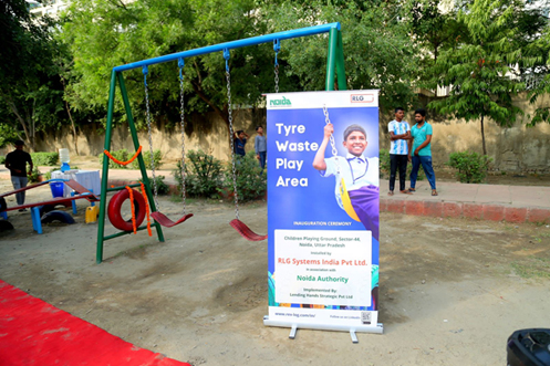 RLG Systems India Announces Launch of Eco-friendly Play Area Constructed from Tyres
