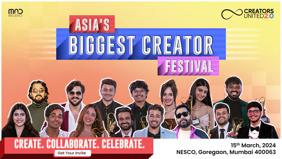 India to host Asia’s biggest creators’ festival, Creators United 2024