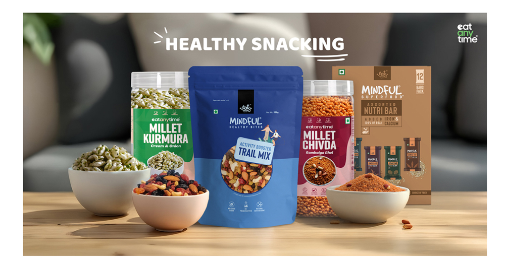 Eat Anytime, Rishit Sanghvi , Prachi Sanghvi , Millet Bars , Millet Chivda ,