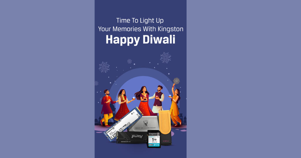 Light Up This Diwali with Kingston Technology Tech Gifts That Spark Joy.