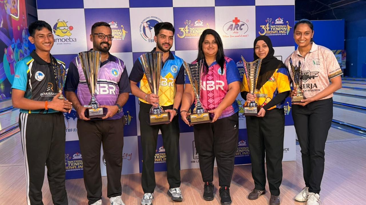 Kishan R and Preemal J Crowned Champions in ARC 34th National Tenpin Bowling Championships