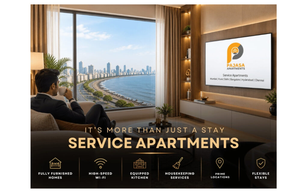Service Apartments in Mumbai, Corporate Housing in Mumbai, Serviced Apartments in India, Corporate Accommodation in India, PAJASA Service Apartments